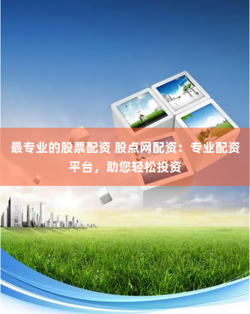 最专业的股票配资 股点网配资:专业配资平台,助您轻松投资